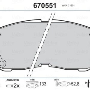 ÖN BALATA COROLLA 92-97 CARINA 93-97 RAV4 2.0 94-00 CAMRY 2.2 92-01 0446533020-0446533040-WVA21601