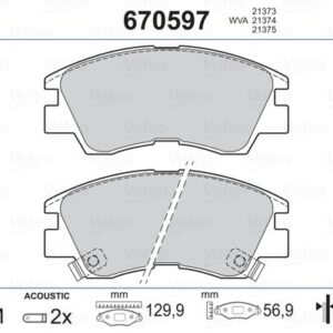 ÖN BALATA L200 2.5D 2.5TD 86-96 L300 2.5D 86-06 2.5TD 01-03 PAJERO 2.5TD 2.6 3.0 86 90 MZ690017-MR389523-WVA21373