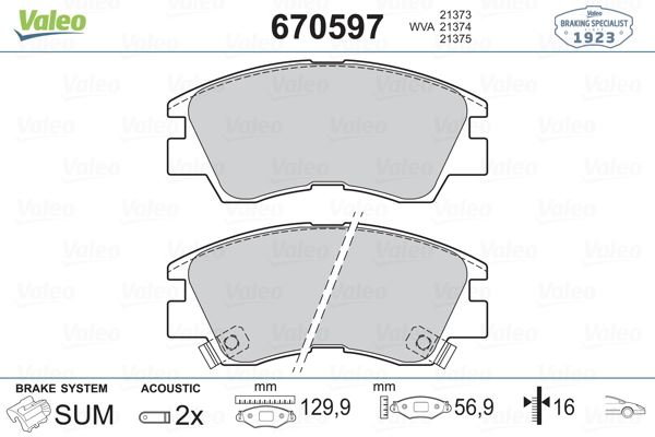 ÖN BALATA L200 2.5D 2.5TD 86-96 L300 2.5D 86-06 2.5TD 01-03 PAJERO 2.5TD 2.6 3.0 86 90 MZ690017-MR389523-WVA21373