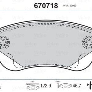 ÖN BALATA P107 06/05   P108 14  C1 1.0 1.4HDİ 6.05   1.0 1.2VTİ 14   TOYOTA AYGO 1.0 1.4 HDİ 7.05