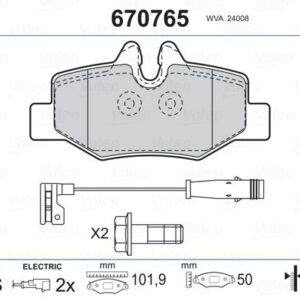 FREN BALATASI ARKA MERCEDES VITO W639 03 A0064204420