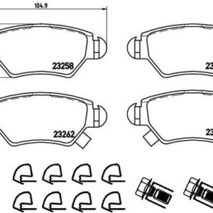 ARKA FREN DİSK BALATA ASTRA G 98 05 ZAFIRA A 98 05 CORSA C-COMBO C 03 09