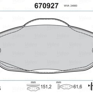 ÖN BALATA P308 1.4 1.6 HDİ 2.0 HDİ 07 P308 SW 07 P308 CC 1.6 HDİ 09 P3008 13 1.6 HDI-VTI 1647862780-4254.26-1609253080