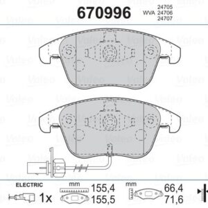 ÖN BALATA AUDI A4 - A5 09 GDB1814 8K0698151A-8K0698151F-WVA24705