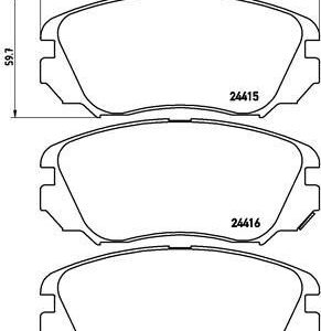 ÖN FREN BALATASI INSIGNIA A 08 17 MALIBU 12 SAAB 9.5 10 12 296 mm 16 İNÇ JANT 95514525-1605185-22959105-1605236