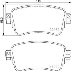 ARKA FREN BALATASI ZAFIRA LIFE 19 VIVARO C 19 JUMPY III 16 EXPERT 16 TOYOTA PROACE 16 290 mm 1617936880-1673603880-SU001A6136
