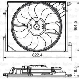FAN MOTORU DAVLUMBAZLI RENAULT MEGANE IV 16  TALISMAN 16  1.3TCe 1.5dCİ