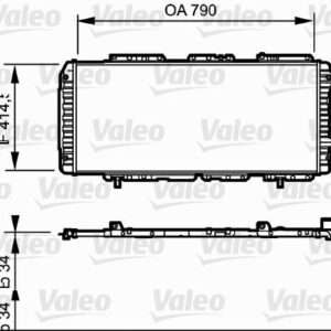 RADYATÖR BOXER-DUCATO-JUMPER 97-02 1.9D-2.5D-2.8HDI AC MEK 790x415x34 1330.L5-1311003080-1330.L8-1330.F1
