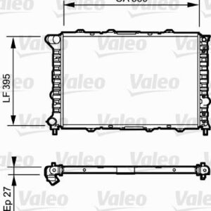 RADYATÖR KLİMALI ALFA 156 1.6 T.S 1.8 T.S 2.0 2.5 97-05 SW 156 1.6 T.S 1.8 T.S 97-06