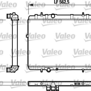 RADYATÖR 206 98 307 02 C4 04 XSARA 00-05 1.6-2.0 AC KLİMASIZ OTOM 562.8x378x27