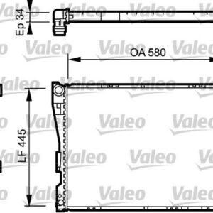 MOTOR SU RADYATORU BMW M52 M54 M57 E46 Z4 E85 MANUEL SANZIMAN 17119071519