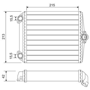 KALORIFER RADYATORU MERCEDES S-CLASS W126 85 91