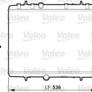 RADYATÖR 307-407-C4-C5-BERLINGO-PARTNER1.6-1.8-2.0 HDİ AC KLİMASIZ MEK 380x552x26