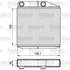 KALORİFER RADYATÖRÜ CORSA D 06 CORSA E 14 ADAM 14 MITO-DOBLO III-LINEA-FIORINO-PRATICO- GRANDE PUNTO 1.2-1.3-1.4 BORUSUZ TİP