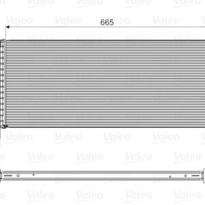 TURBO RADYATÖRÜ INTERCOOLER ASTRA J-CRUZE-ZAFIRA C 1.4 NET-NEL 1.6-1.8 XER-LET-DTL-DTH 665x280x30 1302148-13311080
