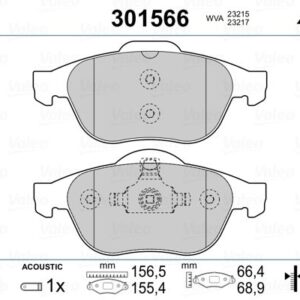 ÖN FREN BALATASI RENAULT LAGUNA II 01 05 LAGUNA III 07 15 MEGANE II 02