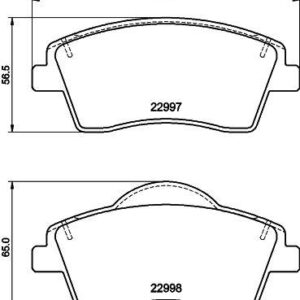 ÖN BALATA VOLVO XC40 1.5T3 2019   2.0 D3 D4 T2 T4 T5 B4 B5  2018   16 JANT FTE KIRMIZI KUTU