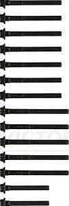 SILINDIR KAPAK SAPLAMASI MERCEDES OM601 W201 W124 S124 W202 W638 B901 B904 18 LI A6039900110-820.106