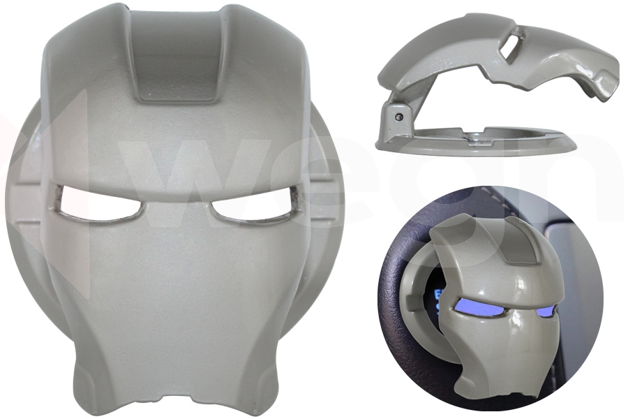 IRON MAN START STOP KORUYUCU KAPAK GRİ AKSESUAR