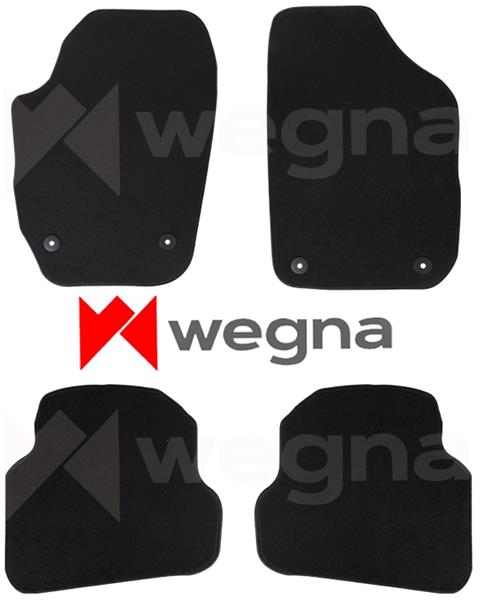 HALI PASPAS SİYAH SKODA FABIA 1 1999-2007 PASPAS
