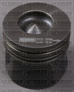 PISTON SEGMAN STD 8250MM CONNECT 02 09 18TDCI 90PS FOCUS I 98 04 18TDCI 90PS 1S4Q6102BA-1S4Q6102CA-1S4Q6102DA