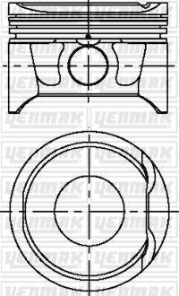 MOTOR PİSTON SEGMAN LGN-MGN-CLIO II 1.6 16V K4M 700-710-720 . 79.50 ÇAP STD 7701474856-7701474855-7701474854