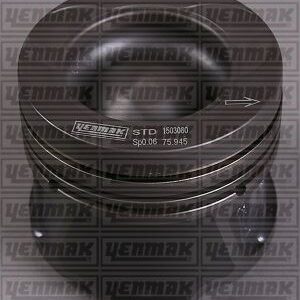 PISTON SEGMAN QASHQAI / NOTE / JUKE 1.5 DCI EURO5 K9K 110 HP 76.00 MM