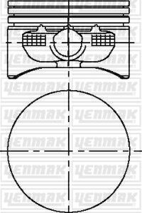 MOTOR PİSTON SEGMAN 0.50 ASTRA-MERIVA-VECTRA-ZAFIRA 99   Y16 XE/ Z16XE 79.0