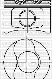 MOTOR PİSTON SEGMAN 0.40 82.00 DOBLO 1.9 JTD ASTRA H-VECTRA C-ZAFIRA B 1.9 CDTİ