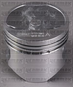 MOTOR PİSTON SEGMAN STD PALIO-SIENA-UNO 1.4-8 VALF 89 80x50