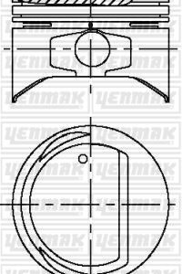 PISTON SEGMAN STD COROLLA 1.3 12V 2E 88-99