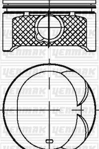 PISTON SEGMAN 0.50 COROLLA 1.6 VVTI 02-06