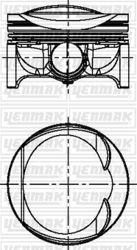 PISTON SEGMAN Q83.015MM 050 -AUDI-VOLKSWAGEN-1.8 TFSI 16V/1.8 TSI 16V-A3/A4/A5/CC/PASSAT TPR SEGMA NLI
