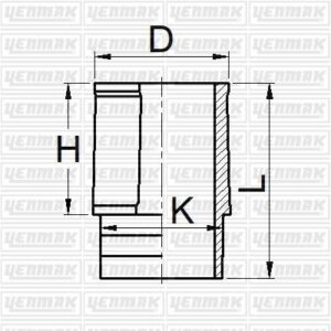 MOTOR GÖMLEĞİ P205-P309-P405B XU9 JAZ-M/J1-XU5M/JPZ-XU 7JPK 83.00 ÇAP STD 9410198780-9410198880