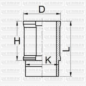 MOTOR GÖMLEĞİ FAIRWAY-OPTİMA-R19 1600 77.00 ÇAP STD