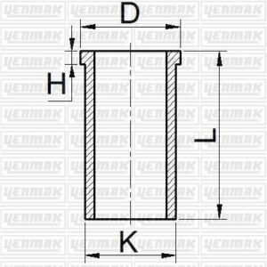 MOTOR GÖMLEĞİ CLIO-KNG 1.5 DCI 76.00 ÇAP STD