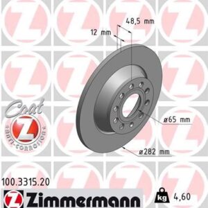 ARKA FREN AYNASI GOLF V-V-PASSAT 05 JETTA III-TOURAN 03 TIGUAN 07 A3 04 OCTAVIA 04 LEON 286x12x9DL 986479247-986479B93-DF4558 1K0615601M