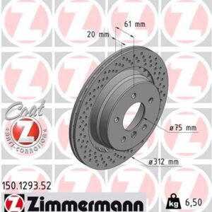 FREN DISKI ARKA SAG BMW M3 E36 KAPLAMALI DELIKLI 34212227178