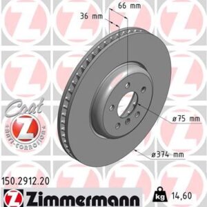 FREN DİSKİ KARBONLU HAVALANDIRMALI TEKLİ ÖN SOL BMW F10-F11-F12-F13-F01-F02-F03-F04 0986479E28-DF6613S 34106894383-34116785675