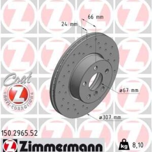 FREN DISKI ON BMW DELİKLİ G20 G22 G23 34106880060