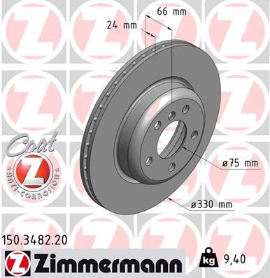 FREN DISKI ON BMW F10 F11 10 HAVALI 330mm 34116794429