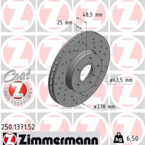 ON FREN AYNASI DISK FOCUS III 11 FOCUS II 04 11 CMAX 03 07 VOLVO C30 06 12 C70 II 06 13 S40 II 04 12 V50 05 12 278x25x5DLxHVLI