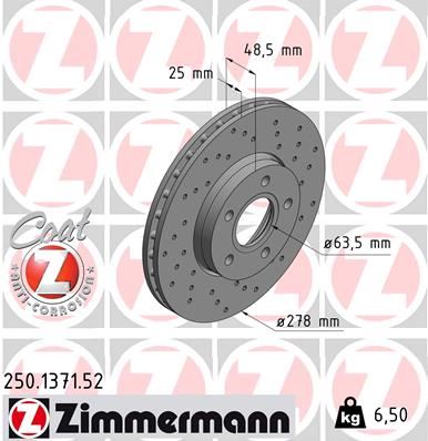 ON FREN AYNASI DISK FOCUS III 11 FOCUS II 04 11 CMAX 03 07 VOLVO C30 06 12 C70 II 06 13 S40 II 04 12 V50 05 12 278x25x5DLxHVLI