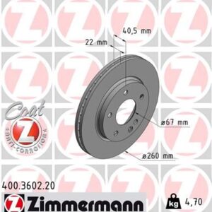 FREN DISKI ON MERCEDES A-CLASS W168 97 04 A1684210212