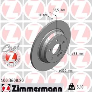 FREN DISKI ARKA MERCEDES S-CLASS W220 98 05 A2204230112