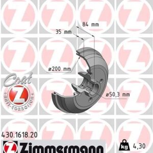 ARKA FREN KAMPANASI CORSA A 83-92 -CORSA B-TIGRA A 93-02 ABS SİZ 418117-90007526-90135504
