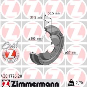 ARKA KAMPANA ASTRA F 1.4i-1.6i 91 98 KADETT 79 91 228x200x38x100x56 4DL 568053-568058-90086194-90193915
