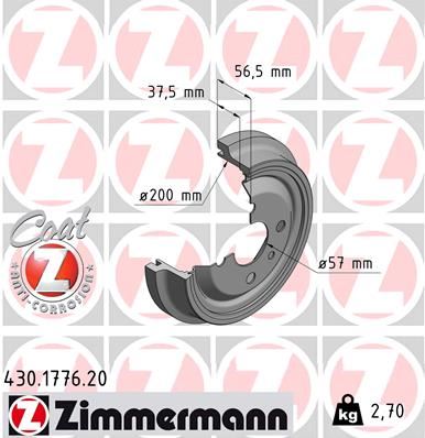 ARKA KAMPANA ASTRA F 1.4i-1.6i 91 98 KADETT 79 91 228x200x38x100x56 4DL 568053-568058-90086194-90193915