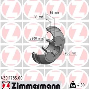 ARKA FREN KAMPANA CORSA C 01 11 ABS SİZ 9196287-418000-9004416-24401369