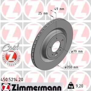 FREN DISKI ARKA 19 INC RANGE ROVER SPORT 2 L494 13 16 RANGE ROVER 4 VOGUE L405 12 DISCOVERY 5 L462 16
